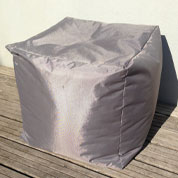pouf cube - taupe - sitin pool